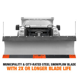 Common Sense steel cutting edge system on a plow