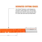 Patriot steel cutting edge system serrated cutting edges