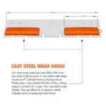 Patriot Steel Cutting Edge System cast steel wear shoes