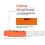 Patriot highway steel snow plow cutting edge blade system PlowGuard CurbCast and PlowGuard Straight