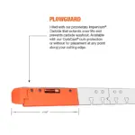 Patriot highway steel snow plow cutting edge blade system PlowGuard curb guard