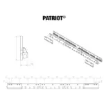 Patriot Steel Cutting Edge System engineering line drawing