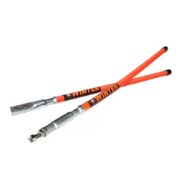 Virtually indestructible plow markers with galvanized steel aircraft cable spine