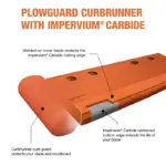 Plowguard CurbRunner with Impervium carbide with callouts