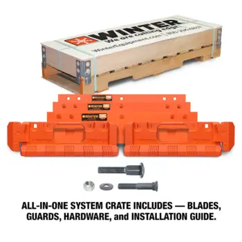 Razor Carbide Cutting Edge System crate contents