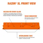 Razor XL Carbide Cutting Edge System blade front view