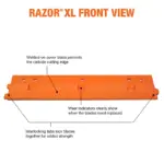 Razor XL Carbide Cutting Edge System blade front view