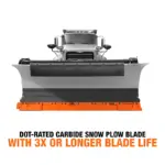 Razor XL Carbide Cutting Edge System on plow truck