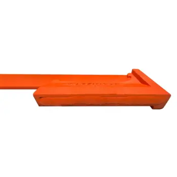 Xtendor® cast steel plow guard curb guard with Impervium® carbide bottom