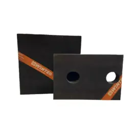 WinterFLEX Rubber snow plow blade solid or punched